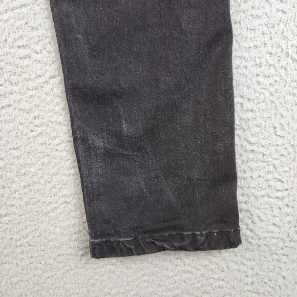 Mens 32x30 Black Athletic Slim Steves Jeans Denim Dark Modern Stretch Pockets - Picture 9 of 9